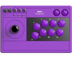 8BitDo Arcade Stick For Switch &amp; PC (violetinis)