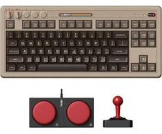 8BitDo Retro Mechaninė klaviatūra - C64 Edition - ISO - UK English - rusvai gelsvas
