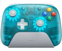 8BitDo Ultimate 2.4G Belaidis pultelis | Clear Mėlyna