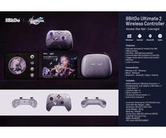 8BitDo Ultimate 2.4G belaidis pultelis (Honkai: Star Rail - Evernight Edition)