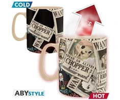 Abysse Corp ONE PIECE Puodelis - Wanted | Reaguojantis į karštį 460 ml