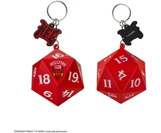 Abysse Corp Stranger Things - Squishy Hellfire Club - raktų pakabukas