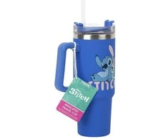 Paladone ABYstyle DISNEY Classics Stitch Mėlyna Sandarus Puodelis su Šiaudeliu | 900 ml