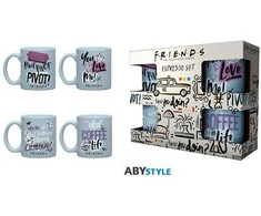 ABYstyle FRIENDS - 4 espreso puodelių rinkinys - Doodle