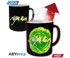 ABYstyle Rick and Morty puodelis | Reaguojantis į karštį 320 ml