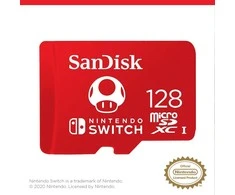 SanDisk Atminties kortelė Nintendo Switch™ konsolėms, microSDXC 128GB 100/90 MB/s (SDSQXAO-128G-GN3ZN)