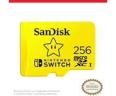 Atminties kortelė SanDisk Nintendo Switch microSDXC 256GB 100/90 MB/s A1 UHS-I