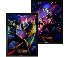 Bandai Tcg Riftbound: League of Legends TCG - Vendetta Vi vs Jinx Art Sleeves (100 Sleeves)
