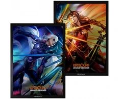 Bandai Tcg Riftbound: League of Legends TCG - Vendetta Diana vs Leona Art Sleeves (100 Sleeves)