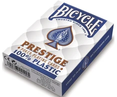 Bicycle - Mėlyna Prestige 100% Plastic kortos