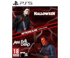 Warner Bros Boss Team žaidimai Helovinas ir Ash vs Evil Dead RetroRealms Double Feature PS5