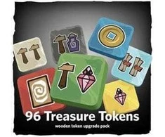 Breaking Games Dwellings of Eldervale - Wooden Upgrade Treasure and Trove Tokens