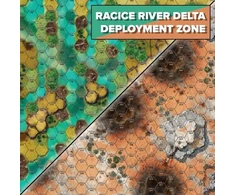Catalyst Game Labs BattleTech: Racice River Delta/Deployment Zone Battlemat