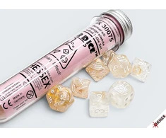 Chessex Borealis Champagne/Baltas Lab Polyhedral 7-Die Set