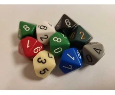 Chessex d10 kauliukas (1 Vnt)