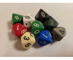 Chessex d10 kauliukas (1 Vnt)
