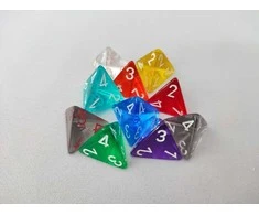 Chessex d4 Translucent Dice (1 Vnt)