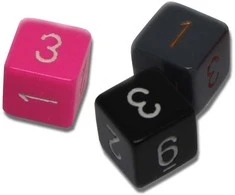 Chessex d6 kauliukas (1 Vnt)
