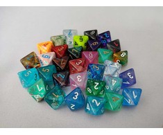 Chessex d8 Assorted Polyhedral Dice (1 Vnt)