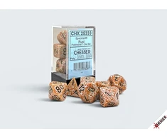 Chessex Polyhedral Speckled Rust/juodas 7-Die Set