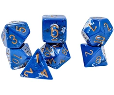 Chessex Polyhedral Wavebreak/auksinis 7-Die Set