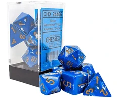 Chessex Polyhedral Wavebreak/auksinis 7-Die Set