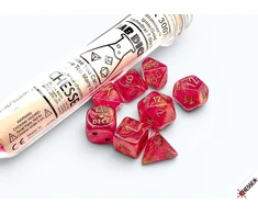 Chessex Shimmer Ignis/Gold Lab Polyhedral 7-Die Set