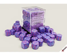 Chessex Speckled Violetinė Passion 12mm d6 Dice Block (36 dice)