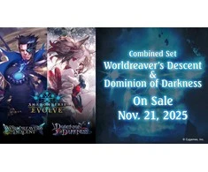 Cygames Shadowverse: Evolve Worldreaver's Descent &amp; Dominion of Darkness Booster Ekranas (12 Packs)