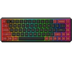 Motospeed Darmoshark K5 TKL belaidė mechaninė klaviatūra su RGB (US, Hot-swap, Raudonas switch V3) Juodas