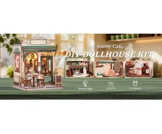Dėlionė CuteBee - Miniature House - Sunny Cafe