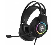 DH220 USB stereo žaidimų ausinės DELTACO GAMING, RGB, juodos / GAM-168 / 4222325