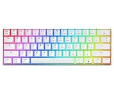 DK470 60% mechaninė klaviatūra DELTACO GAMING, Pre-lubed Hot-Swap KTT jungikliai / 4222408 / GAM-175-W-US