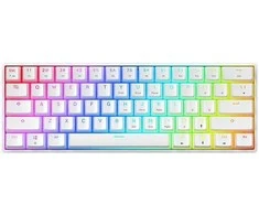 DK470 60% mechaninė klaviatūra DELTACO GAMING, Pre-lubed Hot-Swap KTT jungikliai / 4222408 / GAM-175-W-US