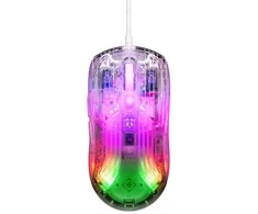 DM330 permatoma RGB DELTACO GAMING žaidimų pelė, 1000 Hz, 3327 IC / GAM-159-T / 4222234