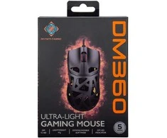 DM360 itin lengva 47 g žaidimų pelė DELTACO GAMING, 3327 IC, 12 400 DPI / GAM-187 / 4222405