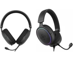 Lengvos USB ausinės DELTACO GAMING, 7.1 erdvinis garsas, atminties putos, RGB, juodos / GAM-162 / 4222232