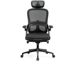 Diablo Chairs Diablo V-Light Shadow Juodas ergonominė kėdė