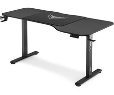 Diablo Chairs Diablo X-Tension 1400 Juodas elektra reguliuojamas Žaidimų Stalas | 1400 x 600 x 1170 mm
