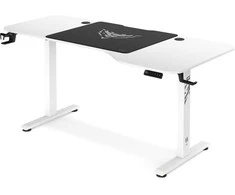 Diablo Chairs Diablo X-Tension 1600 Baltas elektra reguliuojamas Žaidimų Stalas | 1600 x 600 x 1170 mm
