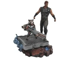Diamond Select Toys Avengers 3 - Thor &amp; Rocket statula | 30cm