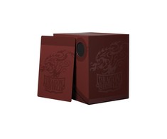 Dragon Shield Double Shell Deck Box - Blood Raudona/Juodas