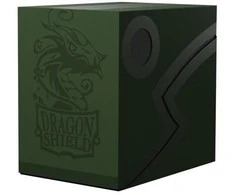 Dragon Shield Double Shell Deck Box - Forest Žalias/Juodas