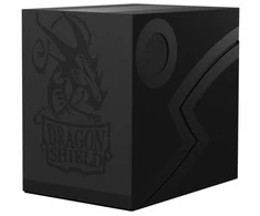 Dragon Shield Double Shell Deck Box - Shadow Juodas/Juodas