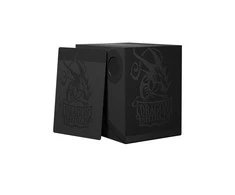 Dragon Shield Double Shell Deck Box - Shadow Juodas/Juodas
