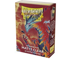 Dragon Shield Japanese Matte Clear Outer Sleeves - Clear Cosmere (60 Vnt)