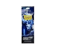 Dragon Shield Japanese Size Perfect Fit Sealable Inner Sleeves - Clear (100 Vnt)