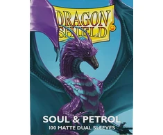 Dragon Shield Sleeves - Matte Standard size - Soul &amp; Petrol (100 Sleeves)