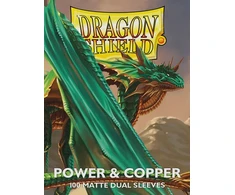 Dragon Shield Sleeves - Matte Standard size - Power &amp; Copper (100 Sleeves)