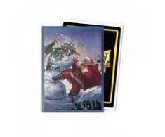 Dragon Shield Standard size Brushed Art Sleeves - Christmas 2025 (100 Sleeves)